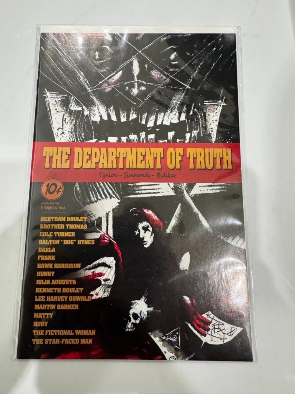 The Department of Truth #1 10c Retro Variant Image Comics Bagged